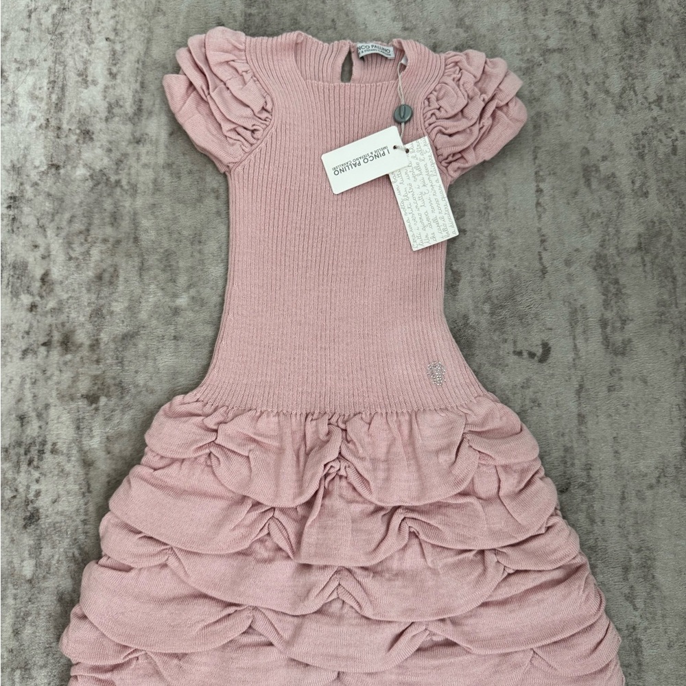 Blush Ruffle Kids Dress